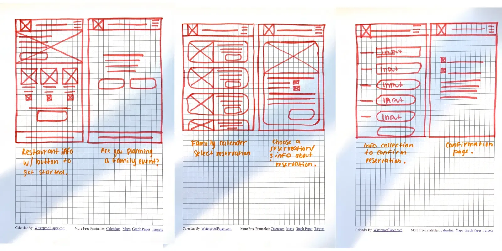 paper wireframe